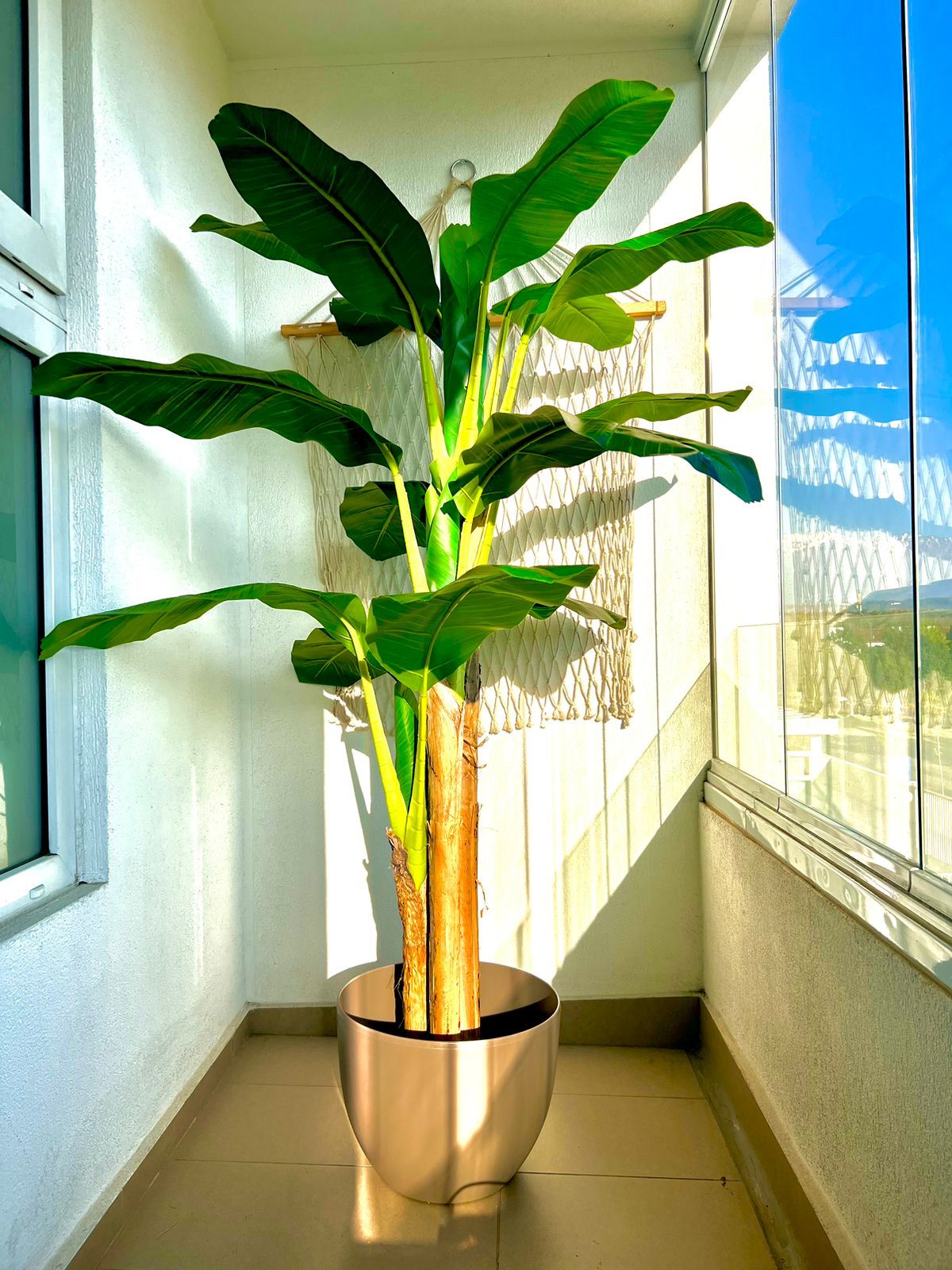 PLANTA ARTIFICIAL BANANO 180 CM - PREMIUM